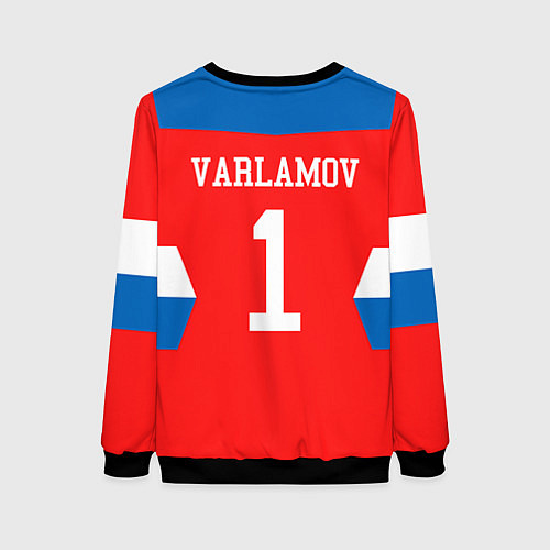 Женский свитшот Сборная РФ: #1 VARLAMOV / 3D-Черный – фото 2