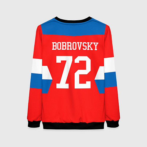 Женский свитшот Сборная РФ: #72 BOBROVSKY / 3D-Черный – фото 2