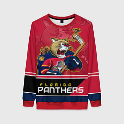 Свитшот женский Florida Panthers, цвет: 3D-красный