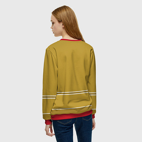 Женский свитшот Pittsburgh Penguins / 3D-Красный – фото 4