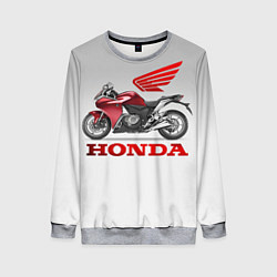 Свитшот женский Honda 2, цвет: 3D-меланж