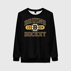 Свитшот женский Boston Bruins: Est.1924, цвет: 3D-черный