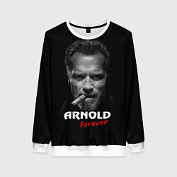 Свитшот женский Arnold forever, цвет: 3D-белый