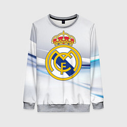Свитшот женский Реал Мадрид, цвет: 3D-меланж