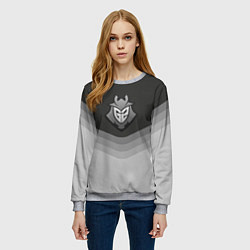 Свитшот женский G2 Esports Uniform, цвет: 3D-меланж — фото 2