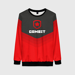 Свитшот женский Gambit Gaming Uniform, цвет: 3D-черный