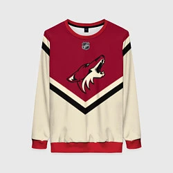 Свитшот женский NHL: Arizona Coyotes, цвет: 3D-красный