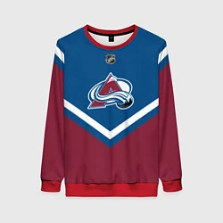 Свитшот женский NHL: Colorado Avalanche, цвет: 3D-красный