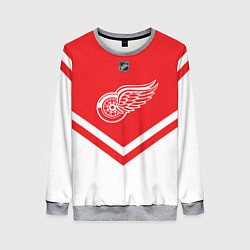 Свитшот женский NHL: Detroit Red Wings, цвет: 3D-меланж