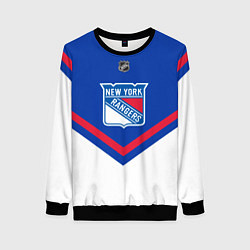 Свитшот женский NHL: New York Rangers, цвет: 3D-черный