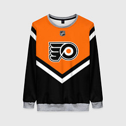 Свитшот женский NHL: Philadelphia Flyers, цвет: 3D-меланж