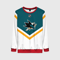 Свитшот женский NHL: San Jose Sharks, цвет: 3D-красный