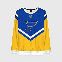 Свитшот женский NHL: St. Louis Blues, цвет: 3D-белый