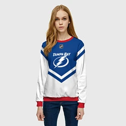 Свитшот женский NHL: Tampa Bay Lightning, цвет: 3D-красный — фото 2