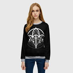 Свитшот женский BMTH: Rain Symbol, цвет: 3D-меланж — фото 2