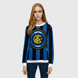 Свитшот женский Inter FC 1908, цвет: 3D-белый — фото 2