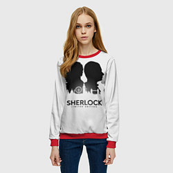 Свитшот женский Sherlock Edition, цвет: 3D-красный — фото 2