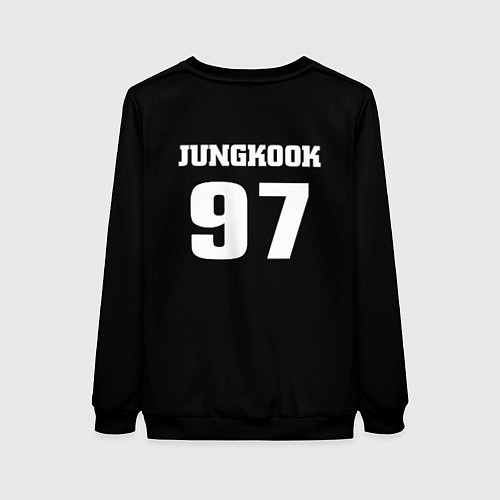 Женский свитшот BTS: Jungkook / 3D-Черный – фото 2