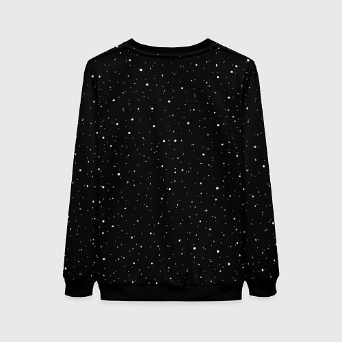 Женский свитшот Космический жонглер / 3D-Черный – фото 2