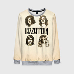 Свитшот женский Led Zeppelin Guys, цвет: 3D-меланж
