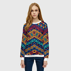 Свитшот женский Африка, цвет: 3D-белый — фото 2