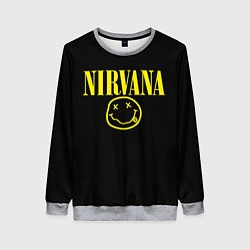 Свитшот женский Nirvana Rock, цвет: 3D-меланж