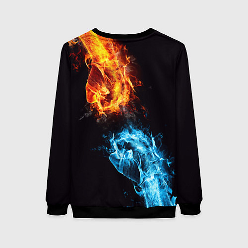 Женский свитшот Boxing Russia / 3D-Черный – фото 2