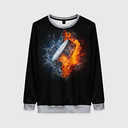 Женский свитшот Шайба: противостояние