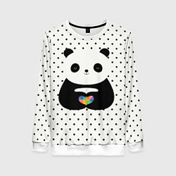 Женский свитшот Любовь панды