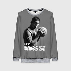 Свитшот женский Leo Messi, цвет: 3D-меланж