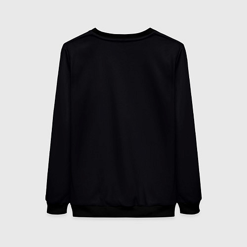 Женский свитшот Кот диджей тусовщик хипстер / 3D-Черный – фото 2