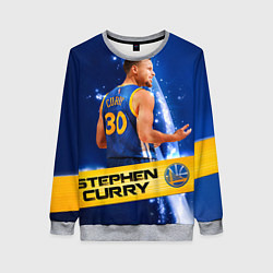 Свитшот женский Golden State Warriors 8, цвет: 3D-меланж
