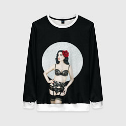 Свитшот женский Дита Фон Тиз, цвет: 3D-белый