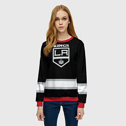 Свитшот женский Los Angeles Kings NHL, цвет: 3D-красный — фото 2