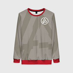 Свитшот женский Linkin Park: Grey style, цвет: 3D-красный