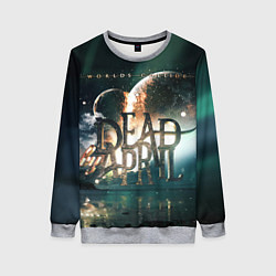Свитшот женский Dead by April: Worlds Collide, цвет: 3D-меланж