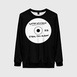 Свитшот женский SOAD: Steal this album, цвет: 3D-черный