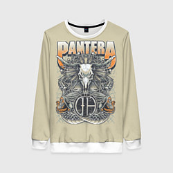 Свитшот женский Pantera: Wild Goat, цвет: 3D-белый