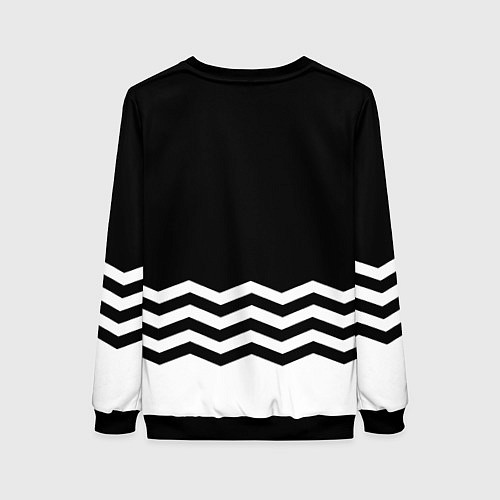 Женский свитшот Fire walk with me / 3D-Черный – фото 2