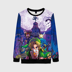 Свитшот женский The Legend of Zelda, цвет: 3D-черный
