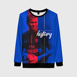 Свитшот женский Neymar History, цвет: 3D-черный