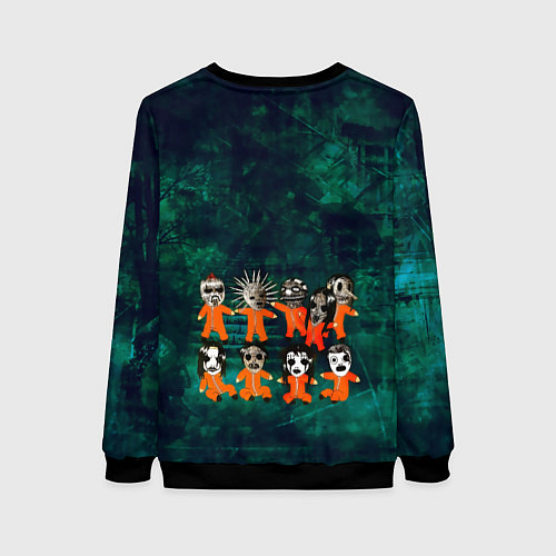 Женский свитшот Группа Slipknot / 3D-Черный – фото 2