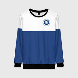 Свитшот женский Chelsea FC: Light Blue, цвет: 3D-черный