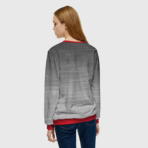 Женский свитшот Borussia Dortmund - New Design 2022 / 3D-Красный – фото 4