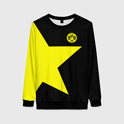 Свитшот женский FC Borussia Dortmund: Star, цвет: 3D-черный