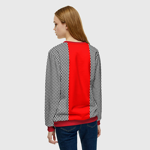 Женский свитшот Twin Peaks Mark / 3D-Красный – фото 4