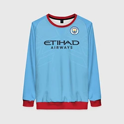 Свитшот женский Man City FC: Sterling Home 17/18, цвет: 3D-красный