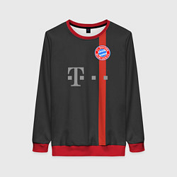 Свитшот женский Bayern FC: Black 2018, цвет: 3D-красный