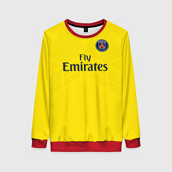 Свитшот женский PSG FC: Mbappe Away 17/18, цвет: 3D-красный