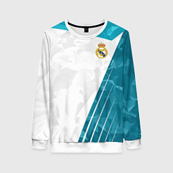 Свитшот женский FC Real Madrid: Abstract, цвет: 3D-белый